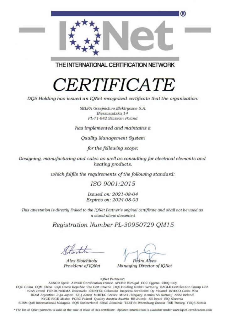 certificato IQ net