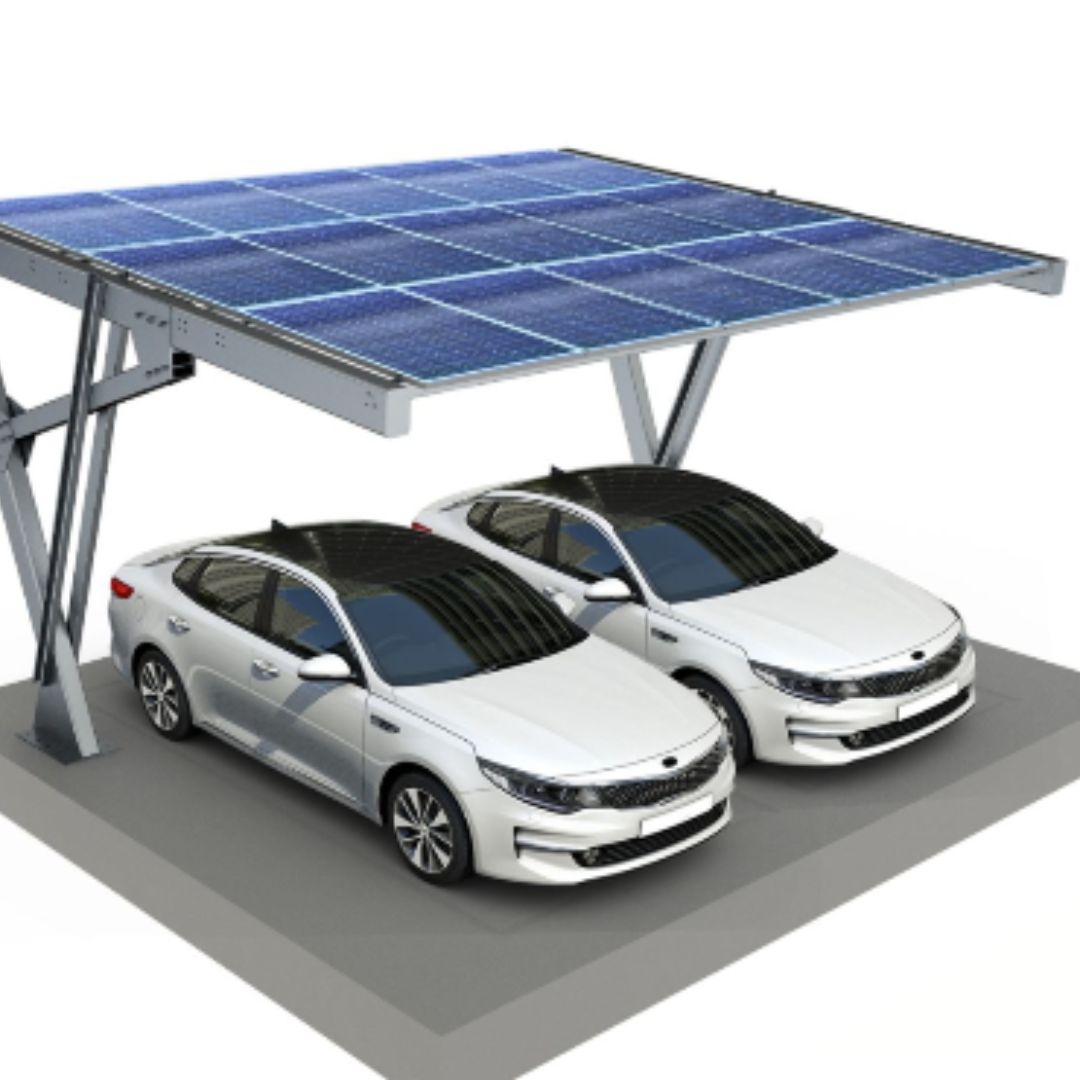 Carport per parcheggio fotovoltaico